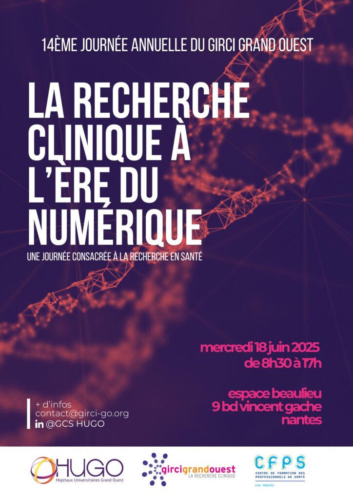 14ème journée du GIRCI GO le 18 juin 2025 - La recherche clinique à l'ère numérique